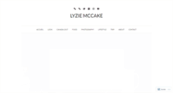Desktop Screenshot of lyziemccake.com